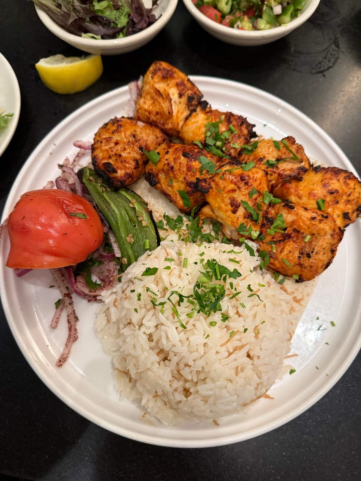 Chicken Kebab Plate
