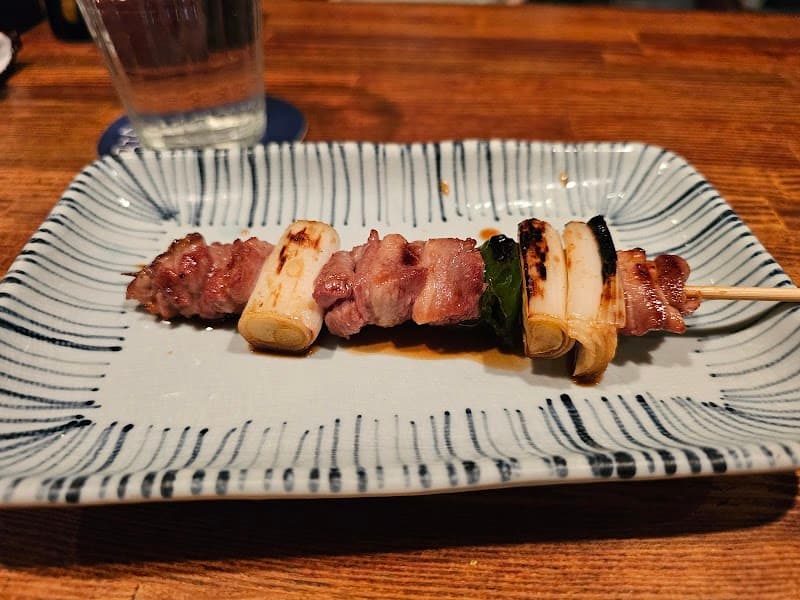 Negima yakitori skewer at Birdland Ginza